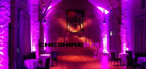 Cheshire DJs Uplighting At Arley Hall