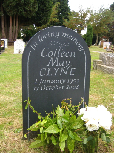 Headstone in Cornish slate