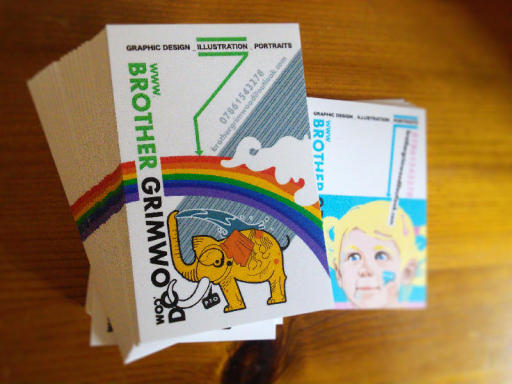 Brother Grimwood Business Card Design