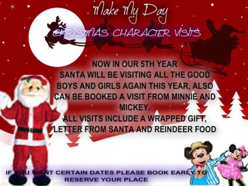 Santa Visits Now Available