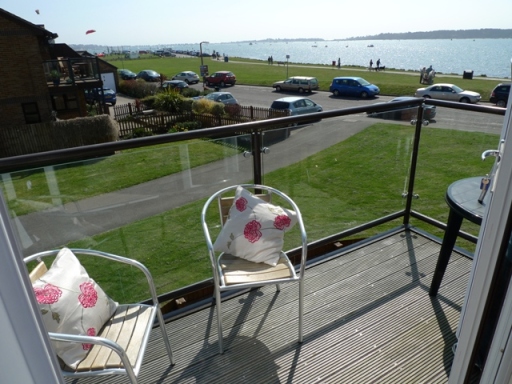 The view from the balcony