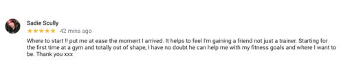 Sadie Scully - Google Review