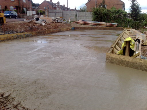 Foundations for Seven new flats