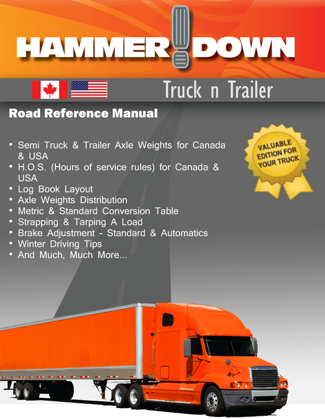 Hammer Down Truck n Trailer Road Reference Manual 4012 Jingle Pot RD