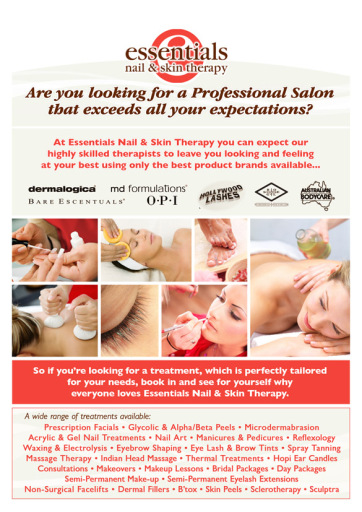 Essentials Promo Flyer