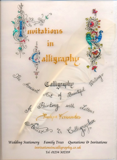 Invitations in Calligraphy