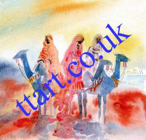 Follow the Star, Christmas Card, David Tyrrell artist