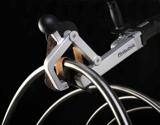 Finitube hand held tube polisher