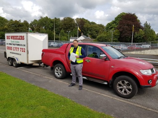 B+E trailer towing licence