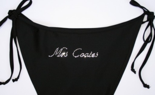 Personalised Bikini - Mrs, Just Married or Your Own Text!