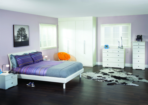 Adante white bedroom furniture, contemporary by design