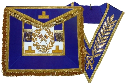 Grand Lodge full dress apron and collar 250.00 pounds delivered