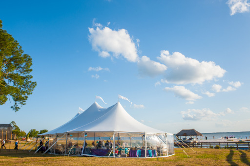 Wedding Marquee Exterior - Pole Sailcloth Structure