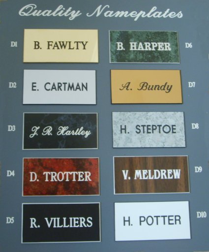 Door Nameplates