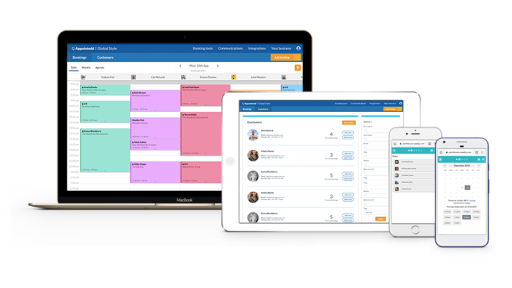Appointedd's online booking software