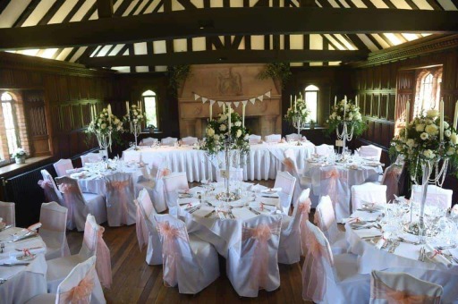 Wedding Dining Room at Leez Priory