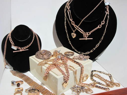 A selection of "previoulsy cherished" jewellery.