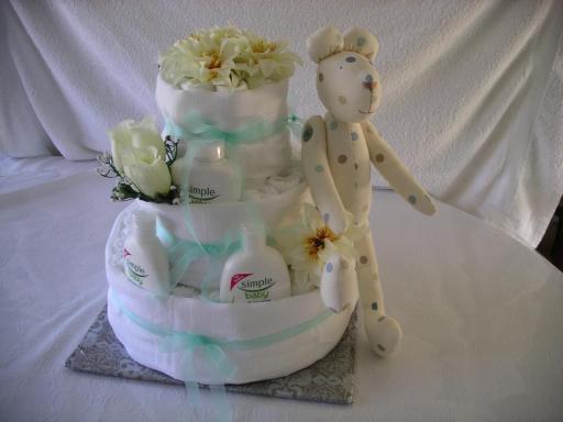 bespoke three tier nappy cake