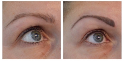 Semi Permanent Hairstroke eyebrows