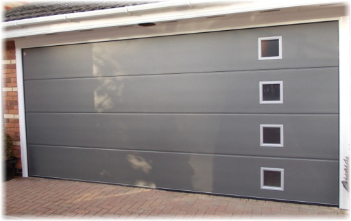 Sectional garage doors