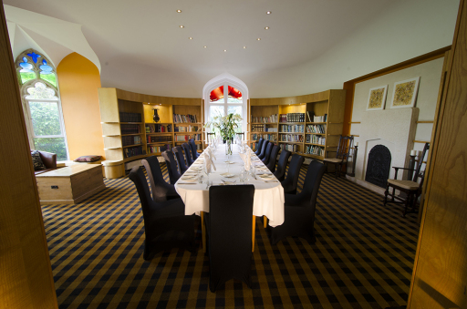 The Library at Missenden Abbey can seat 22 people, perfect for private lunch or dinners.
