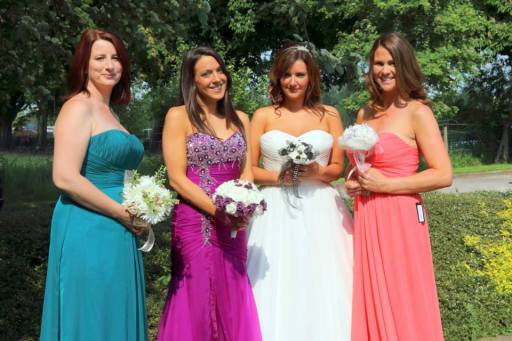 The Dressy Dress Shop dresses being modelled at The White Eagle Club