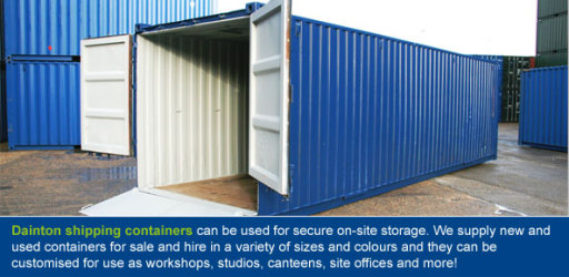 Shipping Containers For Sale and Hire