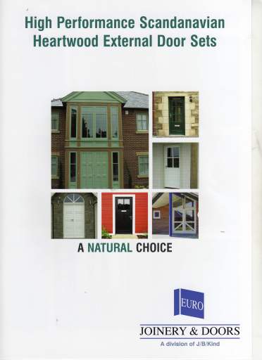 Call for our Ready Hung Doorset Brochure Telephone 08456730110