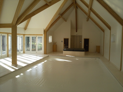 Pool house we were involved in building (Sussex)