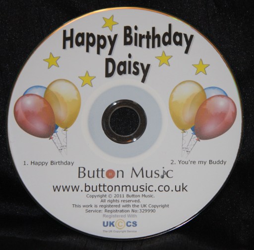 Personalised Birthday CD