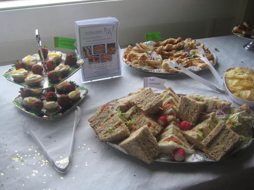 Afternoon tea buffet for Anniversary Celebration party