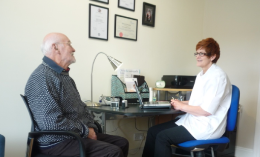 Consultation at Caring Osteopathy Dorchester