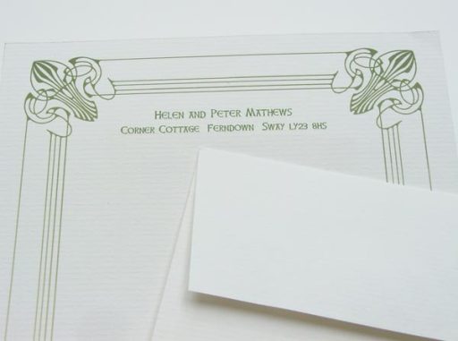 Art Deco Letterhead