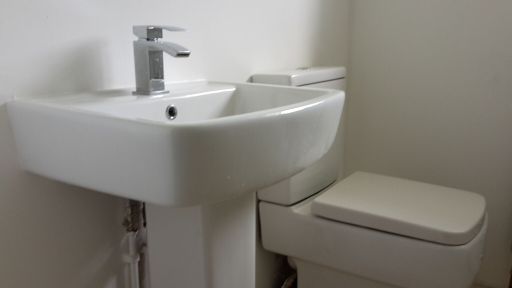 New basin and tap