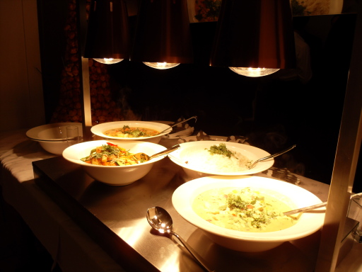 Bowl food on the gantry