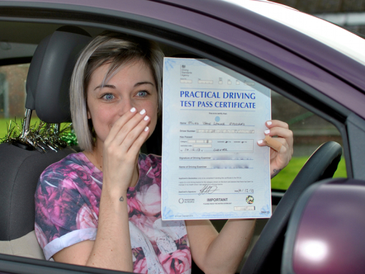 Jade Passed First Time in Chester