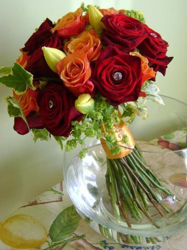 Mixed hand tied bouquet