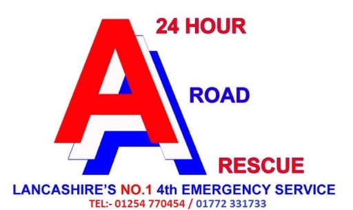AAA 24 HOUR ROAD RESCUE.