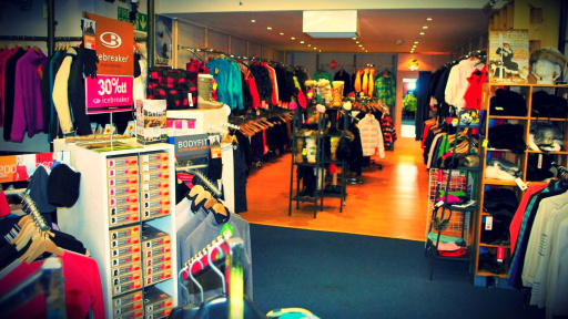 Ladies section at Ski Plus