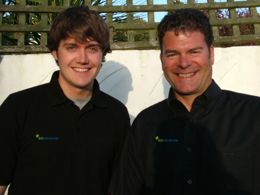 Ashley Martin &amp; Simon Lovering at Eco innovations