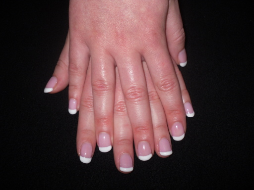 French Bio Sculpture Gel Nails- Fingertips Mobile Nails Derry