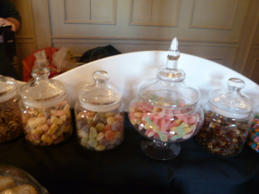 Retro Glassware for Candy / Sweetie Buffet