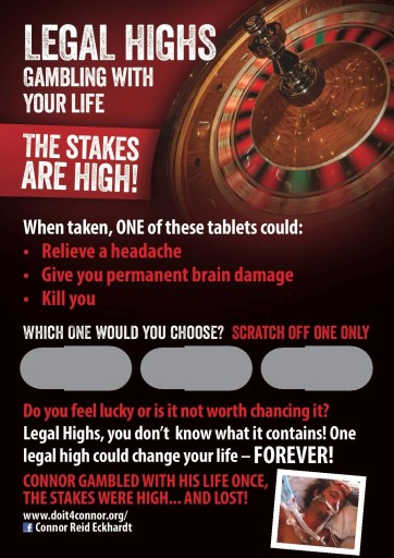 Legal Highs NPS prevention scratch card