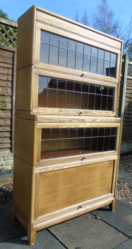 Cabinet after stripping and revarnishing