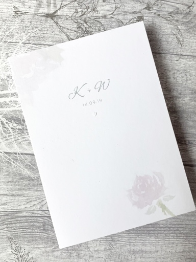 Rose Wedding Wallet Invitation