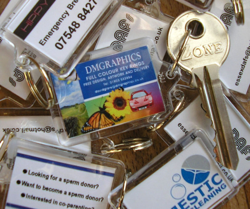 Plastic Key Rings
