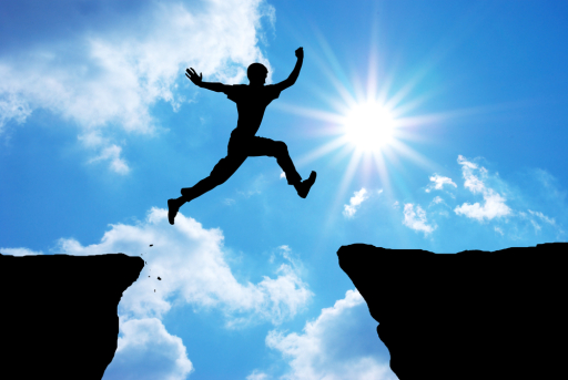 It takes a leap of faith to try something new - the Emotional Freedom Technique