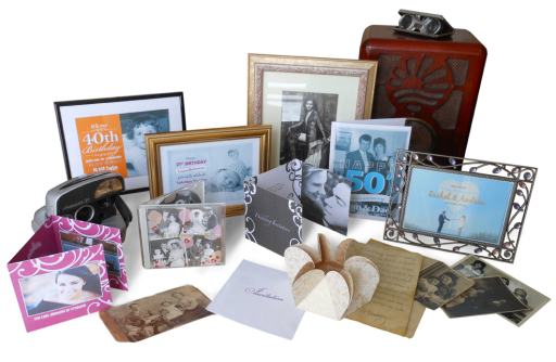 Faded Memory offer a wide range of items including Wedding and Party Inviations, postcards...