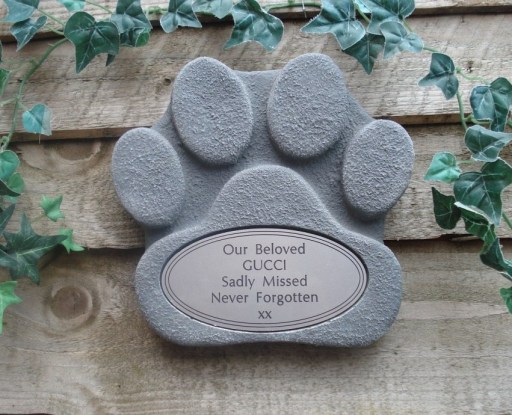 Pet Memorial Pawprint