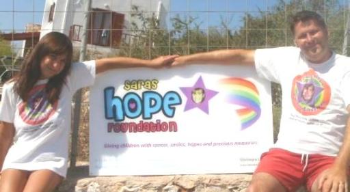 Ged and Julie Hoburn at Sara's Retreat in Crete